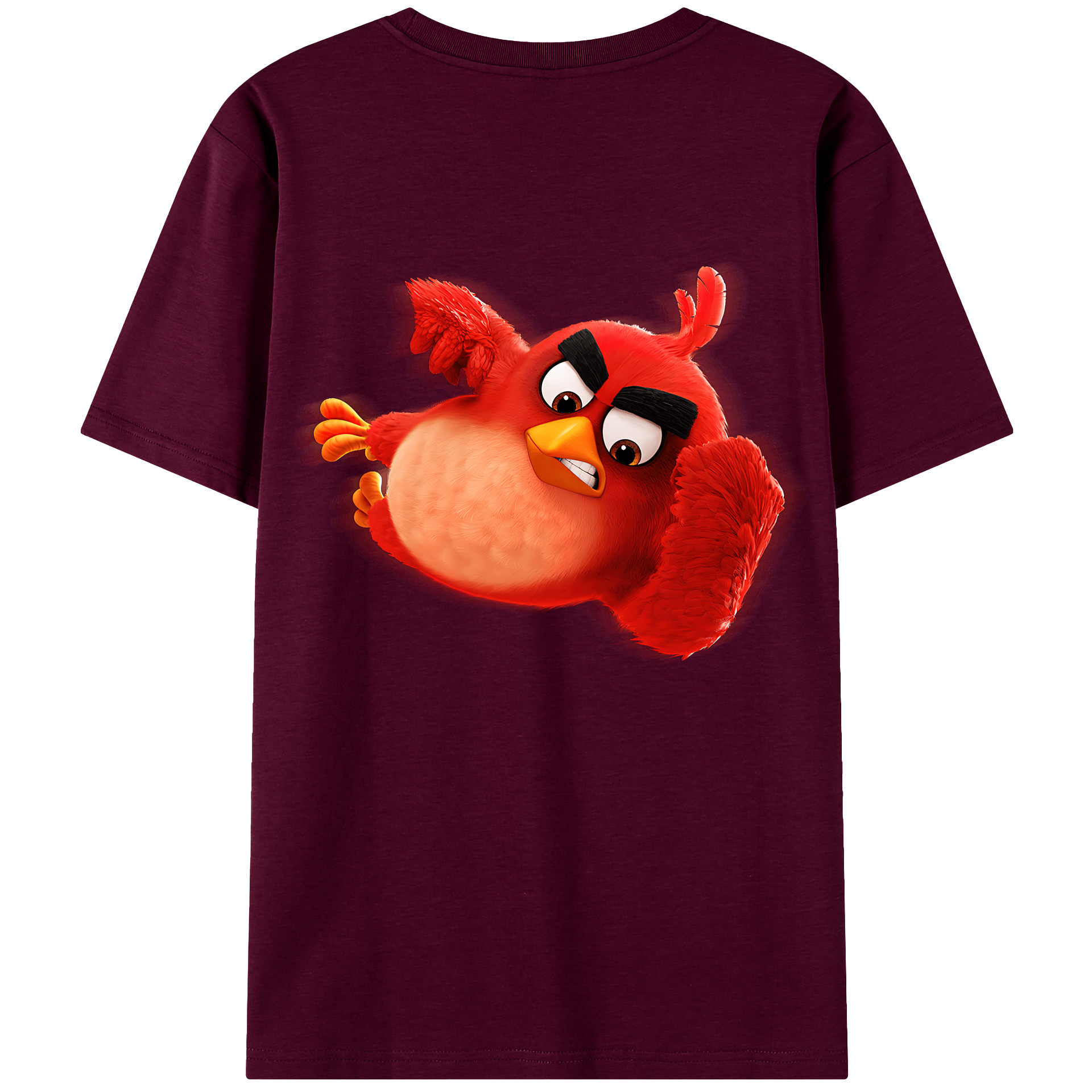 （画像用） Angry Birds アングリーバード レディース半袖Tシャツ(バックプリント)